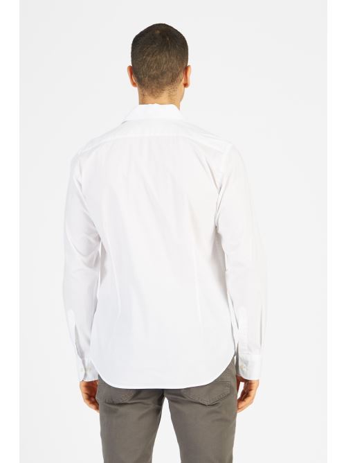 MAN SHIRT L/S POPLIN STRETCH LA MARTINA | CCMC01-PP003/00001